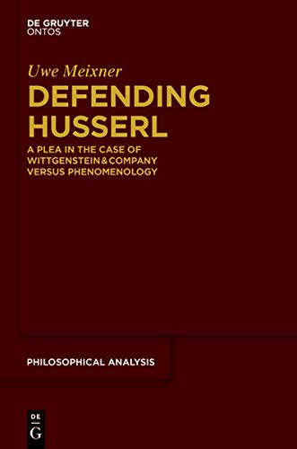 Defending Husserl Digital Original Uwe Meixner