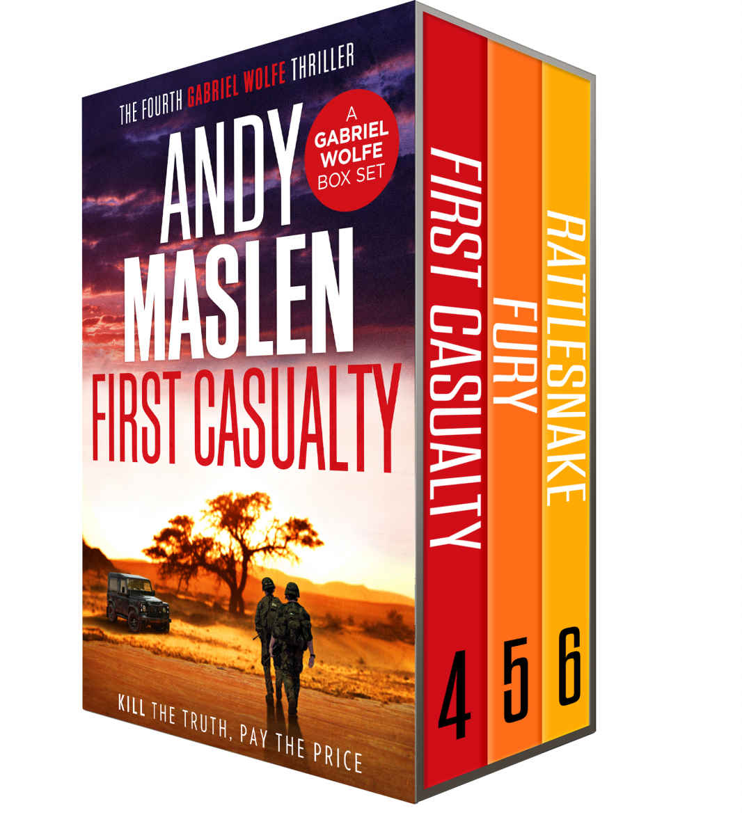 Gabriel Wolfe Boxset 2 First Casualty Fury Rattlesnake Maslen