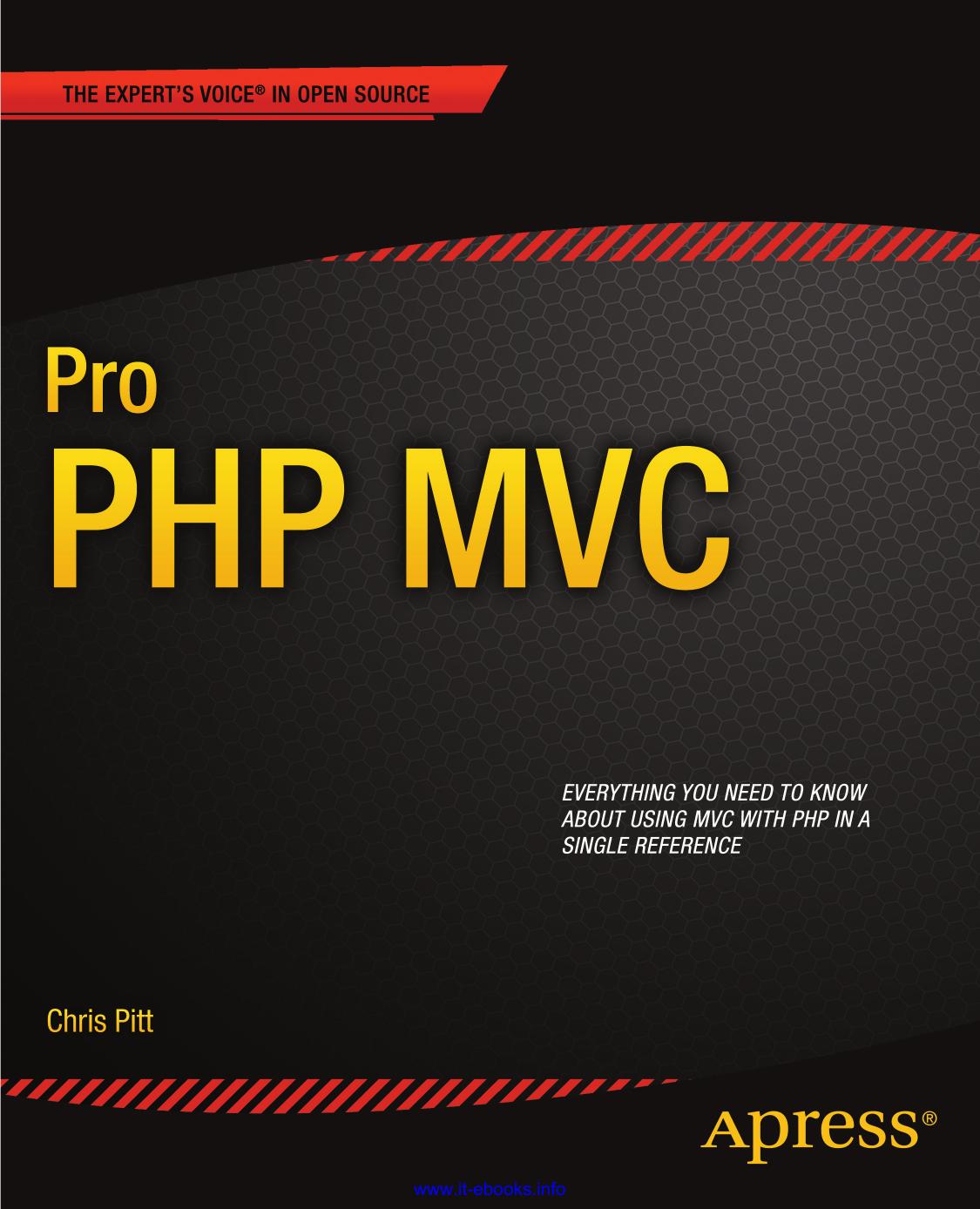 Pro Php Mvc 1st Edition Chris Pitt