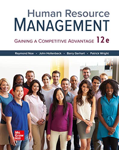 Human Resource Management Gaining A Competitive Advantage International Student Edition 12th Edition Raymond Noe