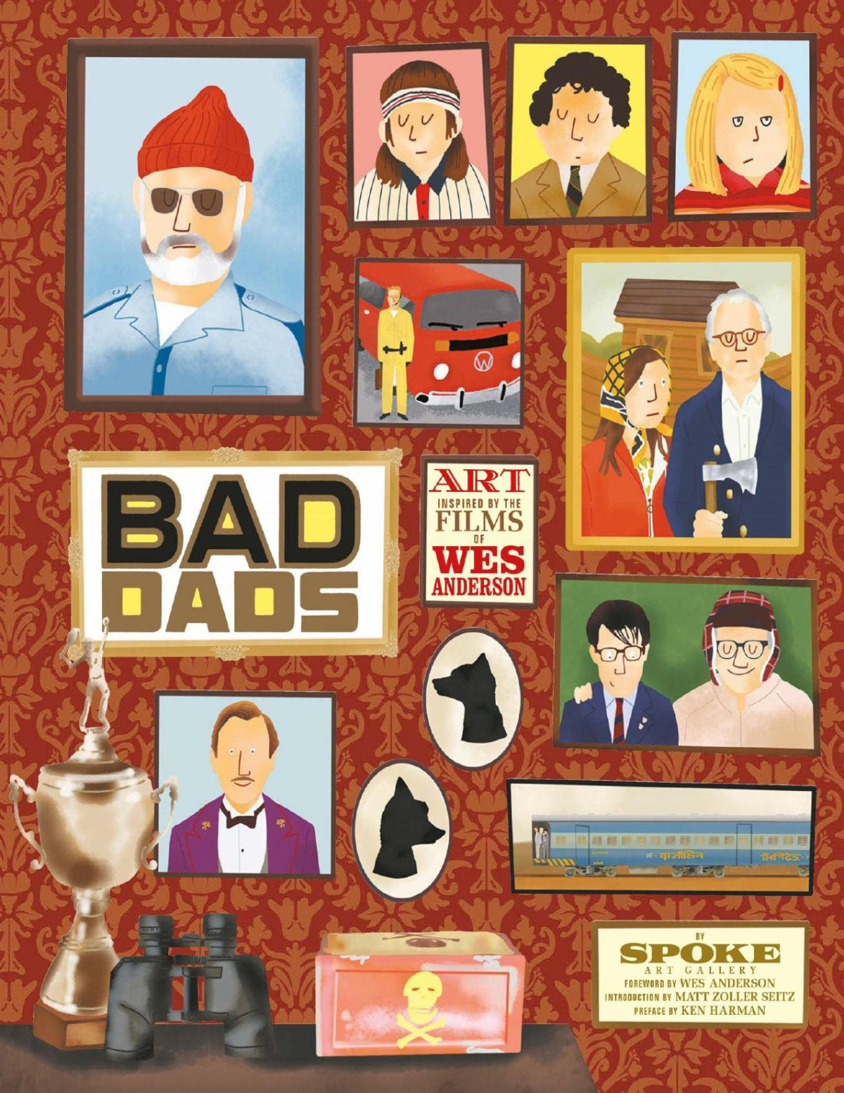 Bad Dads Art Inspired By The Films Of Wes Anderson The Wes Anderson Collection Spoke Art Gallery