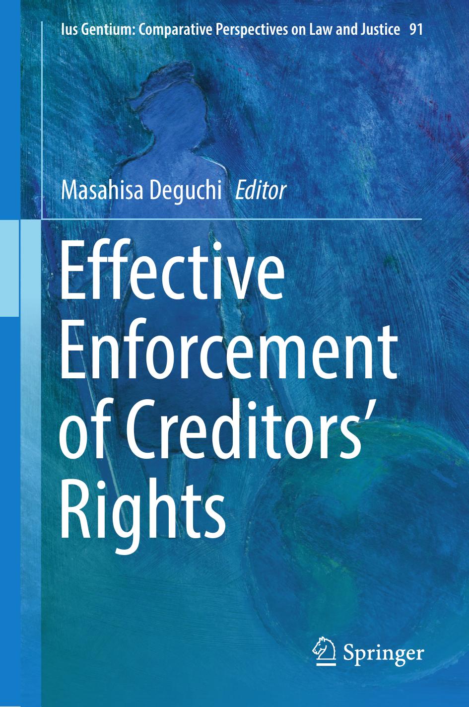 Effective Enforcement Of Creditors Rights Masahisa Deguchi