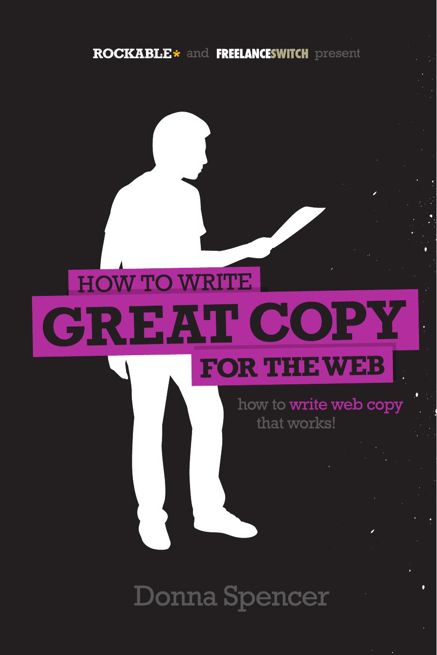 How To Write Great Copy For The Web Donna Spencer