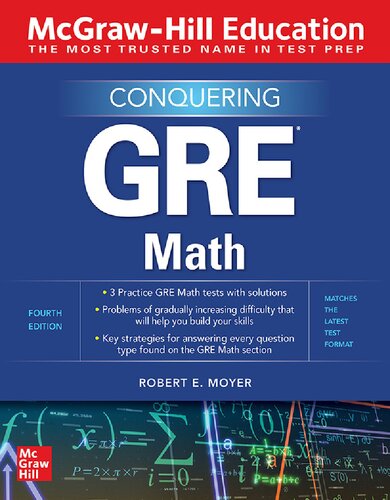 Mcgrawhill Education Conquering Gre Math 4th Edition 4th Robert E Moyer