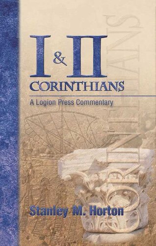 I Ii Corinthians A Logion Press Commentary Stanley M Horton