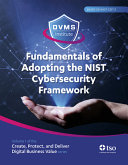 Fundamentals Of Adopting The Nist Cybersecurity Framework Dvms Institute