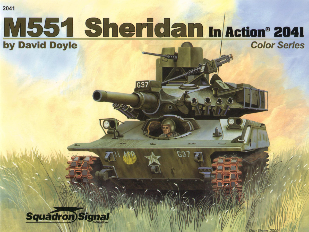 M551 Sheridan In Action Squadron Signal 2041 1st Edition David Doyle