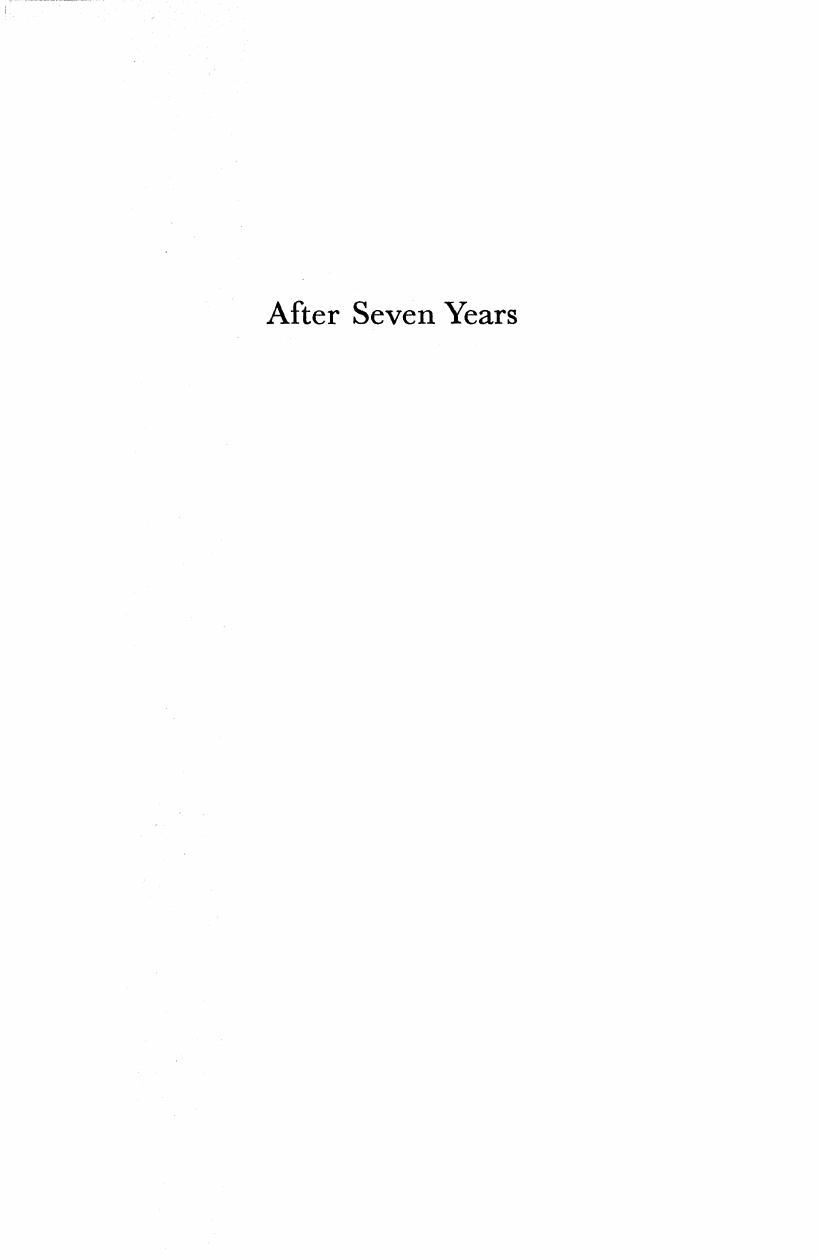 After Seven Years Raymond Moley