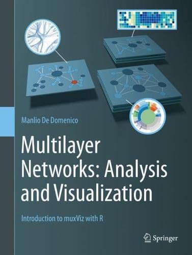 Multilayer Networks Analysis And Visualization Introduction To Muxviz With R 1st Ed 2022 Manlio De Domenico