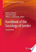 Handbook Of The Sociology Of Gender Janet Saltzman Chafetz