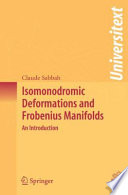 Isomonodromic Deformations And Frobenius Manifolds Claude Sabbah