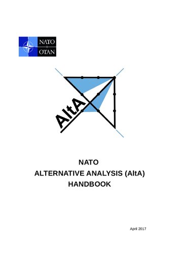Nato Alternative Analysis Handbook 1st Edition 1st Edition Nato