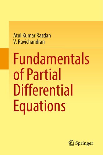 Fundamentals Of Partial Differential Equations Atul Kumar Razdan