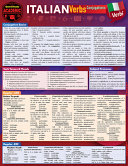 Italian Verbs Conjugations Quickstudy Academic Sally Ann Delvino