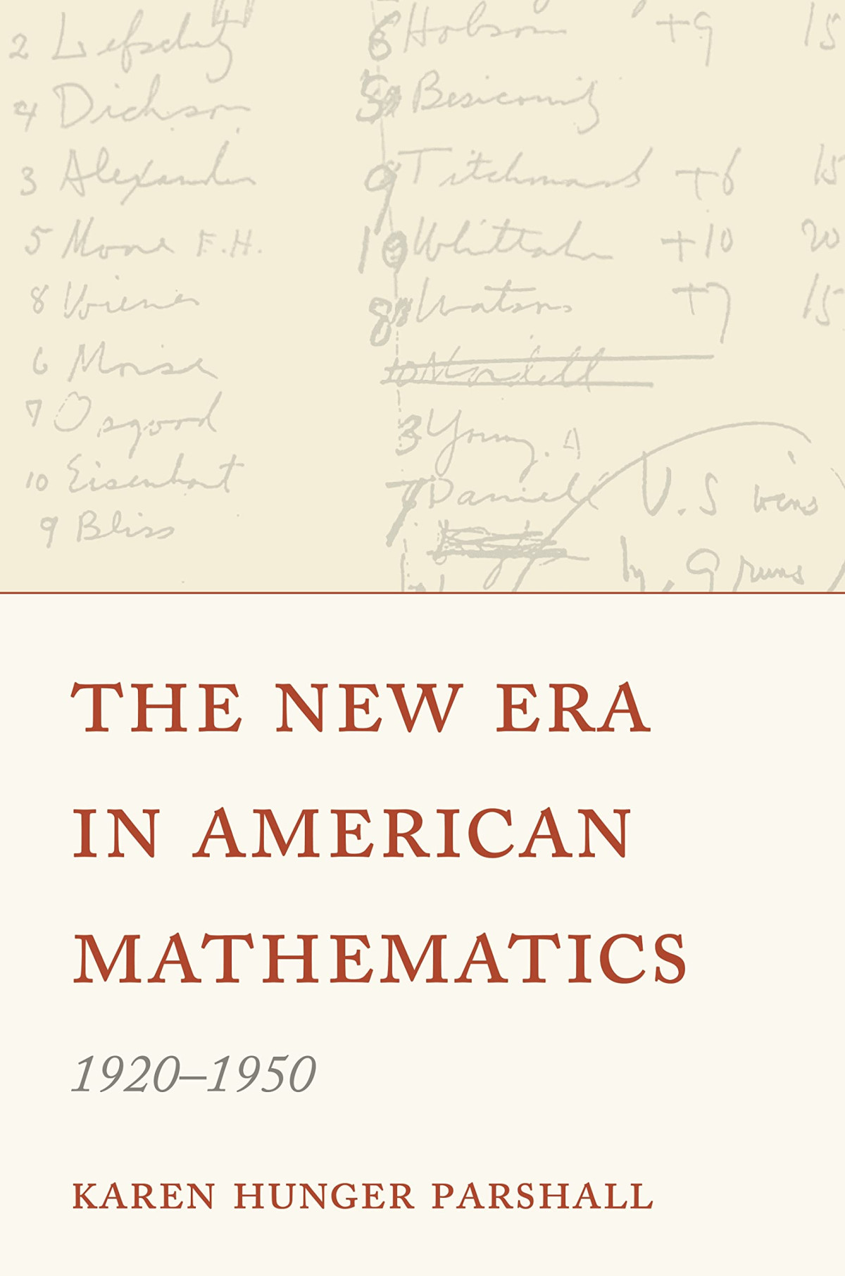The New Era In American Mathematics 19201950 Parshall Karen Hunger