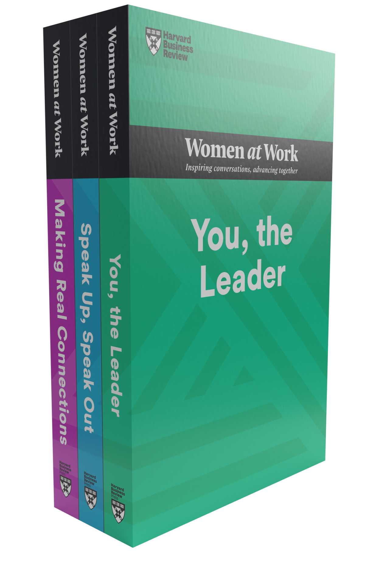 Hbr Women At Work Series Collection 3 Books You The Leader Speak Up Speak Out Making Real Connections Harvard Business Review