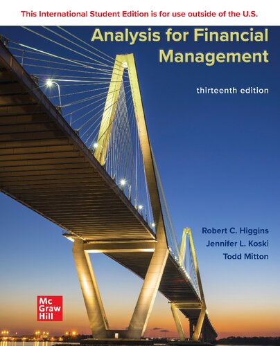 Analysis For Financial Management 13th Edition Robert Higgins