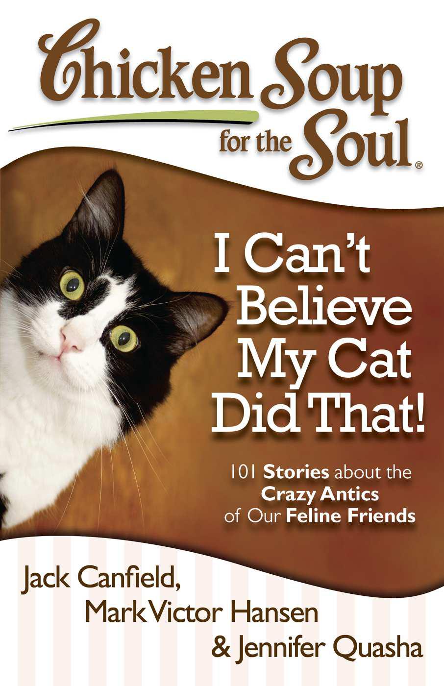 Chicken Soup For The Soul I Cant Believe My Cat Did That Jack Canfield Mark Victor Hansen