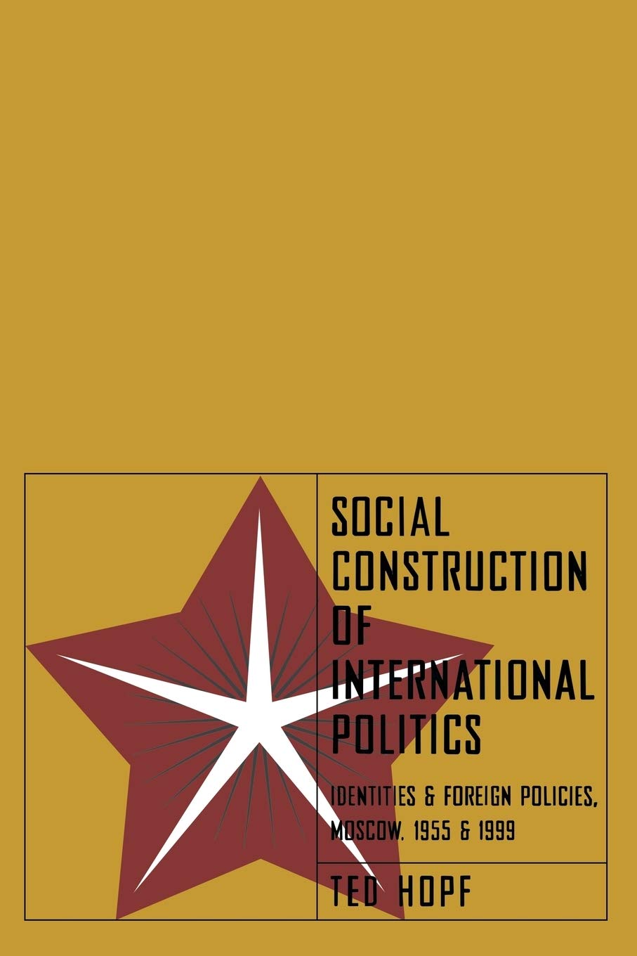 Social Construction Of International Politics Identities And Foreign Policies Moscow 1955 And 1999 Professor Of Political Science Ted Hopf
