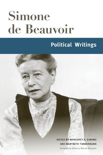 Political Writings Simone De Beauvoir