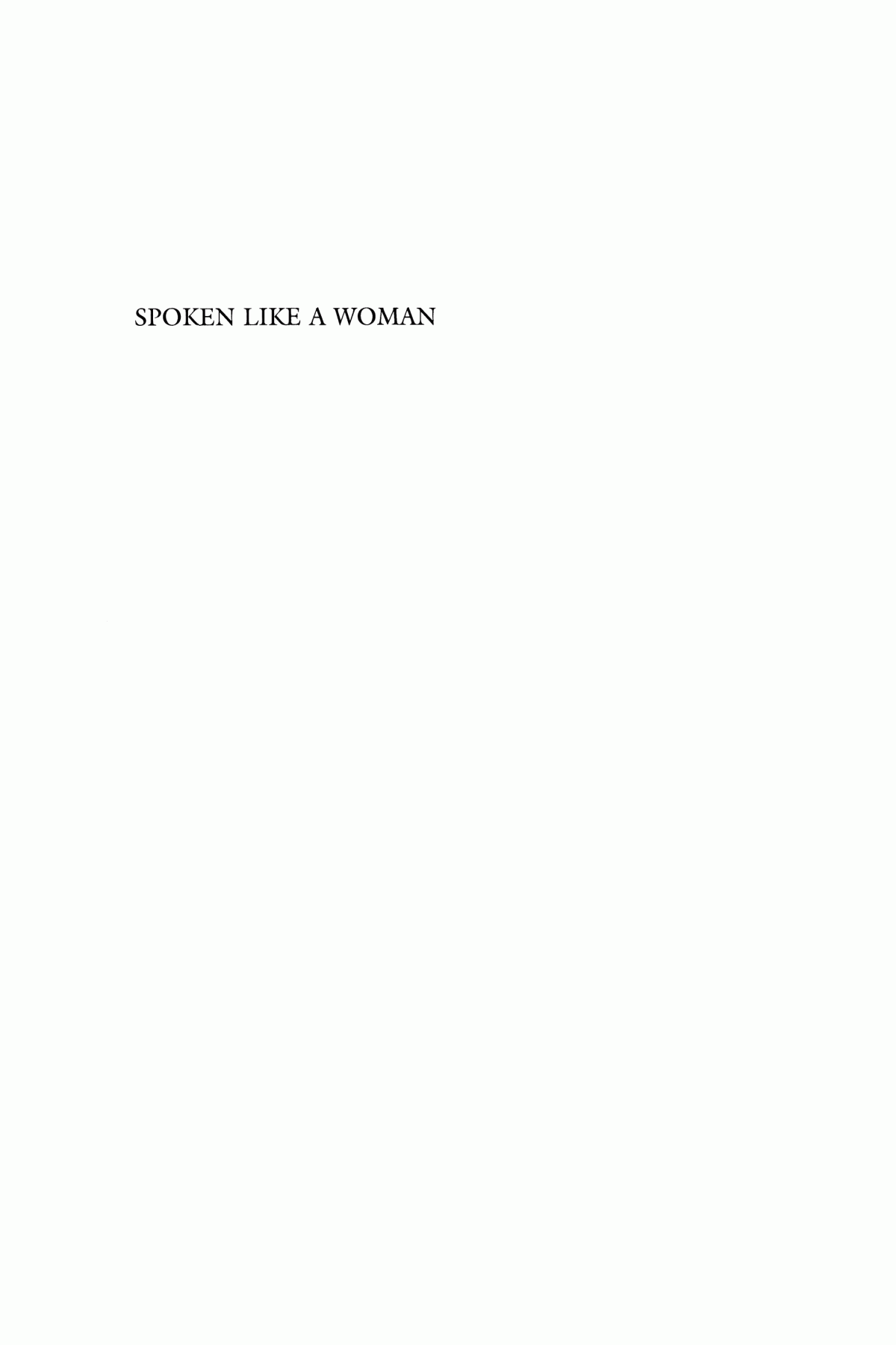 Spoken Like A Woman Speech And Gender In Athenian Drama Laura Mcclure