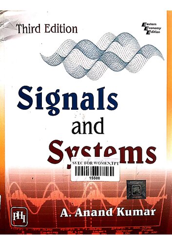 Signals And Systems 3rd Edition Anand Kumar