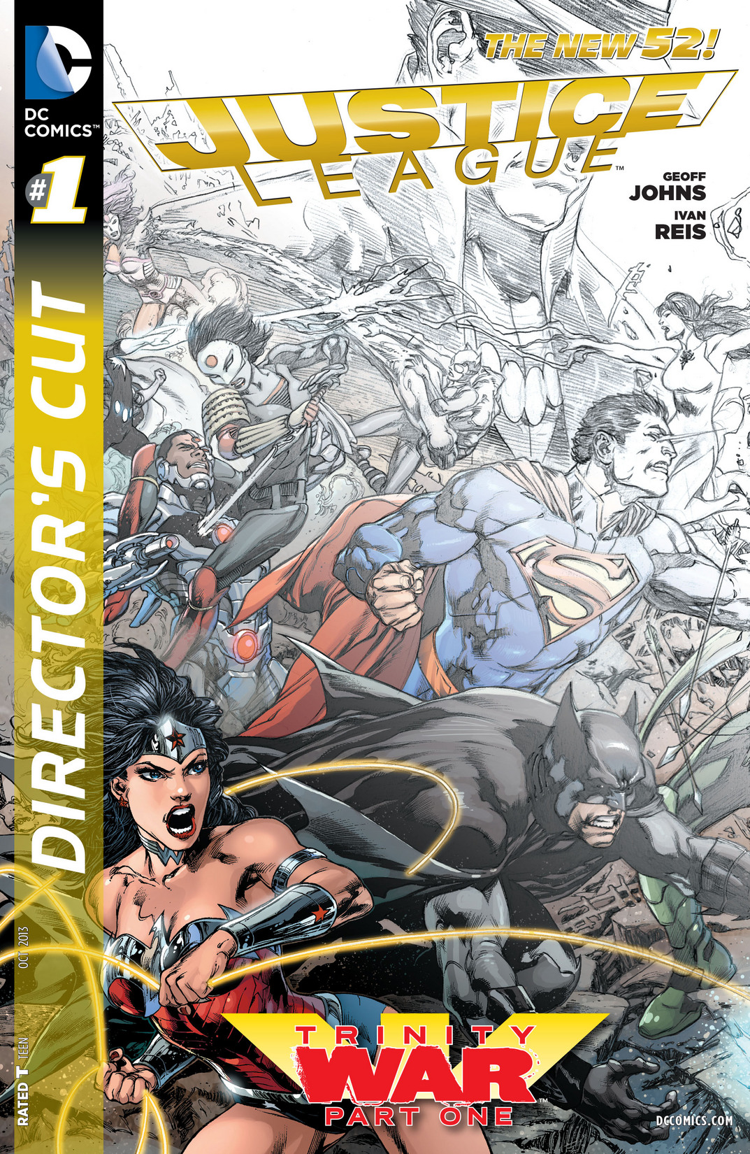 Justice League Trinity Wardirectors Cut 1 2013 Ivan Reis