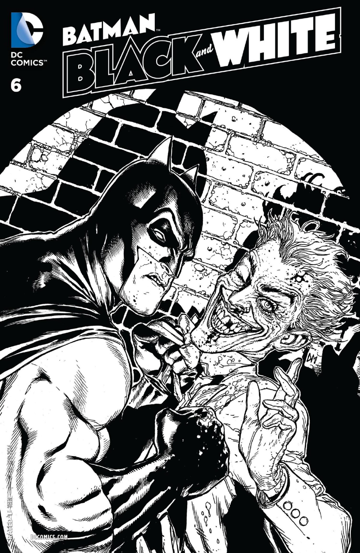 Batman Black And White 6 2014 Va