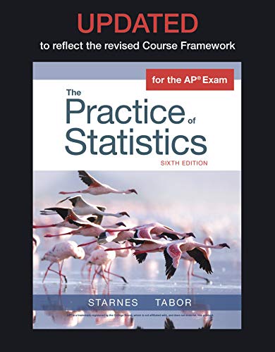 The Practice Of Statistics 6th Edition Updated 6th Edition Daren S Starnes
