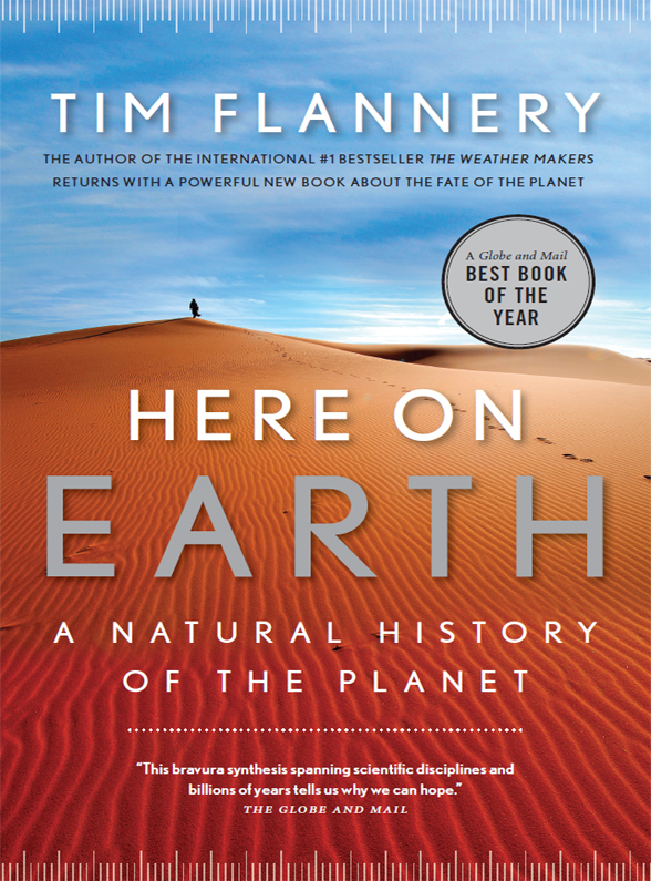 Here On Earth Tim Flannery