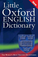 Little Oxford English Dictionary Sara Hawker