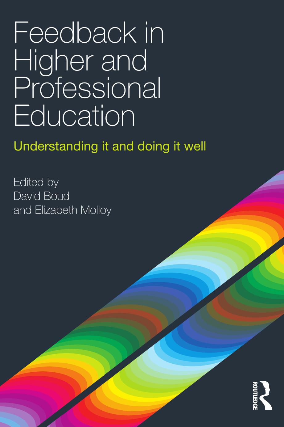 Feedback In Higher And Professional Education Boud Davidmolloy