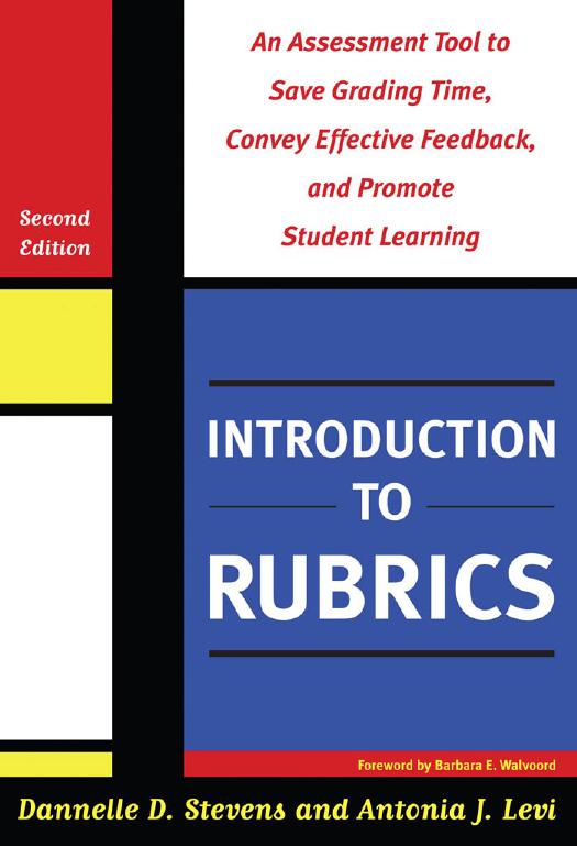 Introduction To Rubrics 2nd Edition Stevens Dannelle D Levi