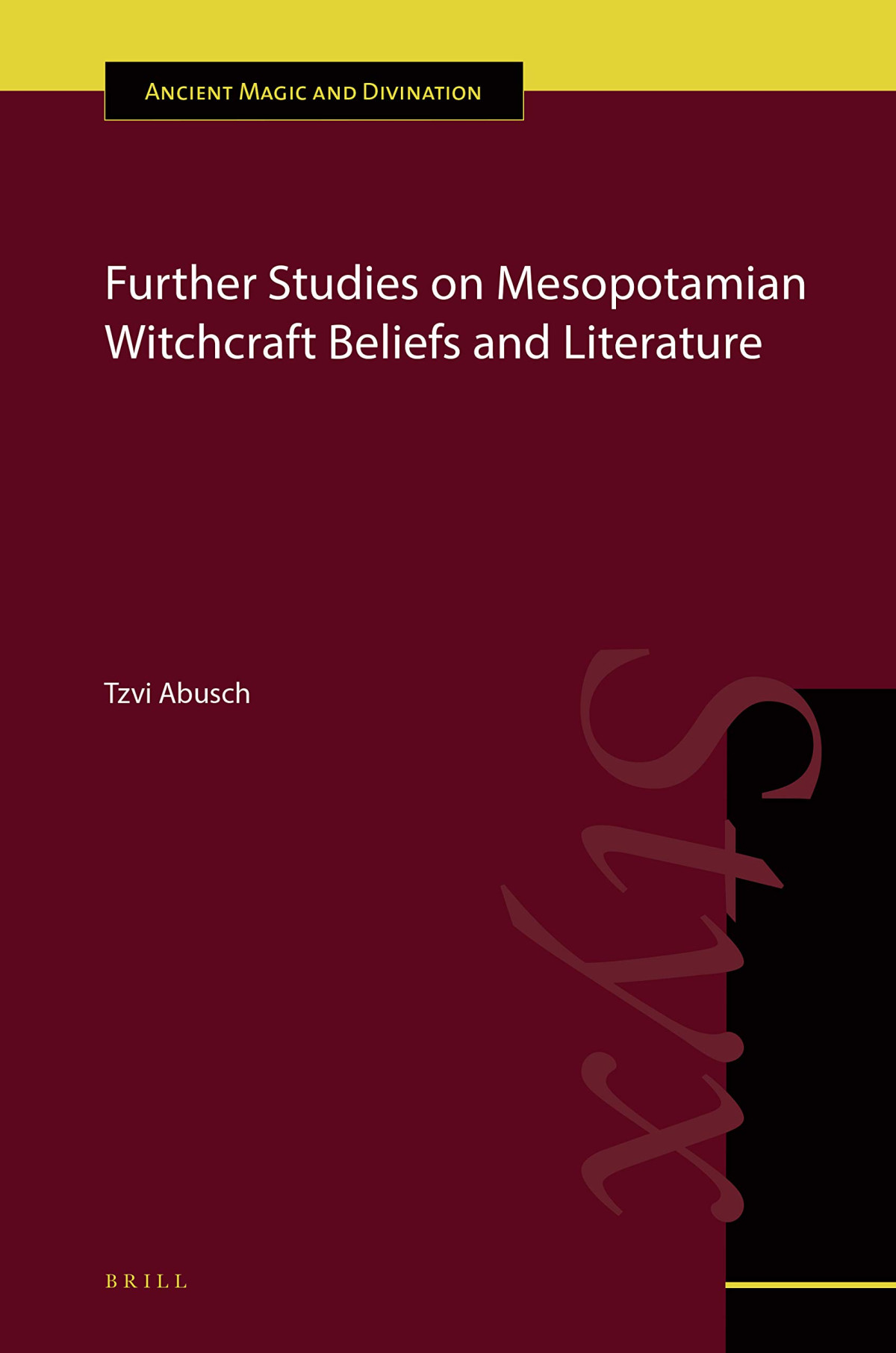 Further Studies On Mesopotamian Witchcraft Beliefs And Literature Tzvi Abusch