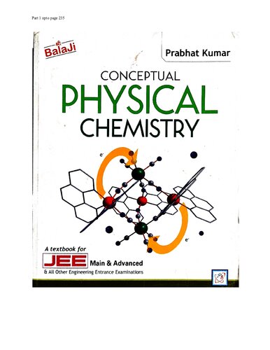 Conceptual Physical Chemistry Part 1 Upto Gaseous Liquid State Pg 235 Iit Jee Main Advanced 9th Edition Prabhat Kumar