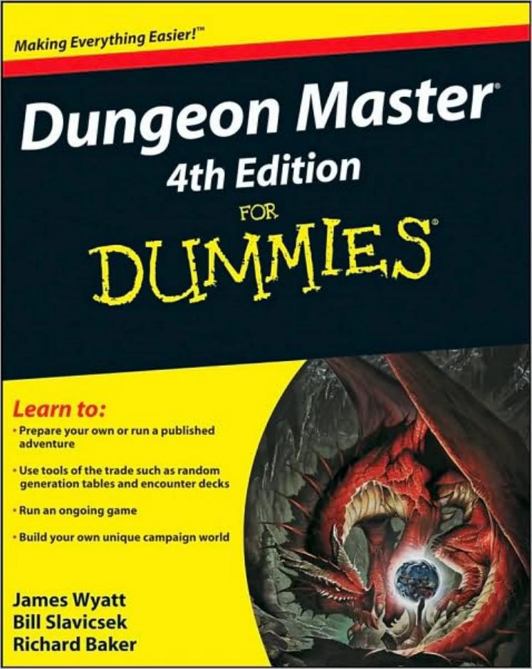Dungeon Master 4th Edition For Dummies James Wyatt