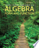 Algebra Form And Function 2nd Edition William G Mccallum Eric Connally