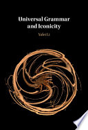 Universal Grammar And Iconicity Yafei Li