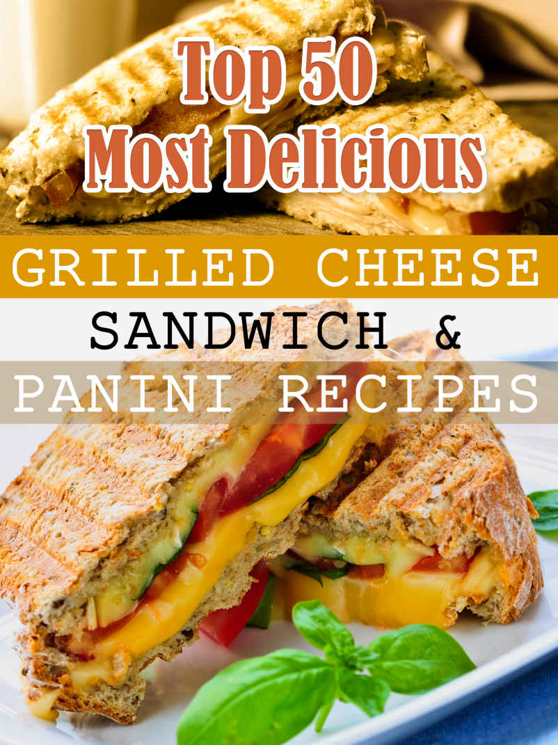 Top 50 Most Delicious Grilled Cheese Sandwich Panini Recipes Book 3 Julie Hatfield