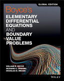 Elementary Differential Equations And Boundary Value Problems 11 Global Edition 2017 William E Boyce