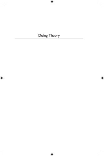 Doing Theory Locations Hierarchies And Disjunctions Maitrayee Chaudhuri
