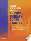 Saunders Q A Review For The Physical Therapy Board Examination Ebook Brad Fortinberry