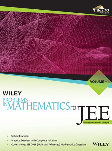 Wiley Problems In Mathematics For Jee 1st Edition