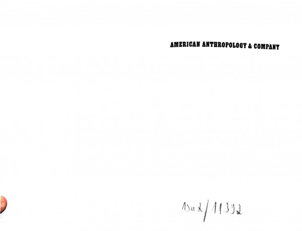 American Anthropology And Company Stephen O Murray