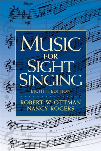 Music For Sight Singing Fourth Edition 4th Edition Ottman Robert