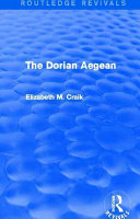 The Dorian Aegean Elizabeth M Craik