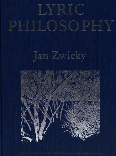 Lyric Philosophy 1st Edition Jan Zwicky