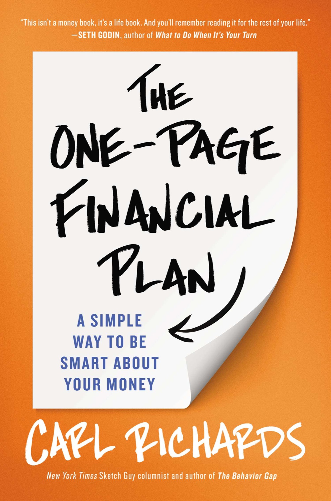 The Onepage Financial Plan Carl Richards