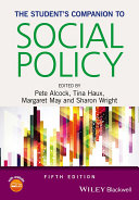 The Students Companion To Social Policy 5th Edition 5th Edition Pete Alcock Tina Haux Margaret May Sharon Wright
