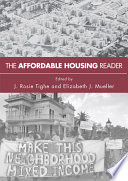 The Affordable Housing Reader J Rosie Tighe Elizabeth J Mueller